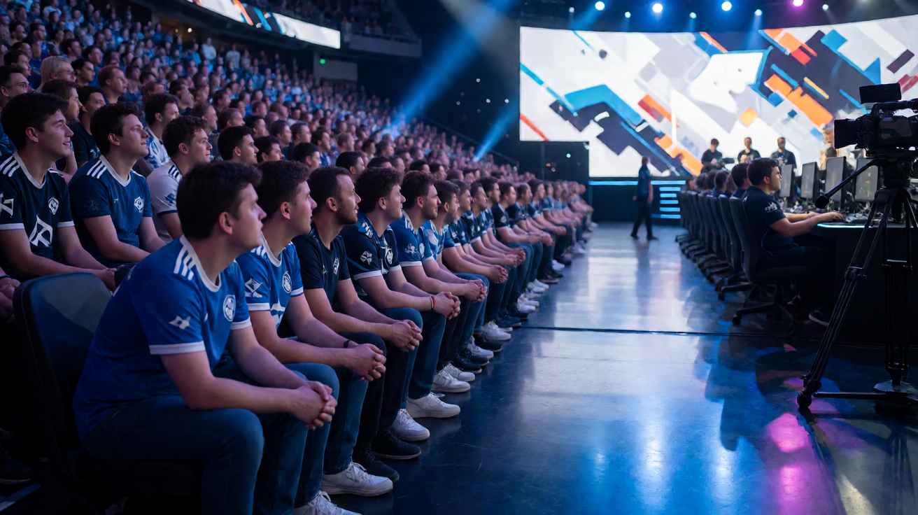 DOTA2 TI国际邀请赛Team Spirit对阵OG比赛现场